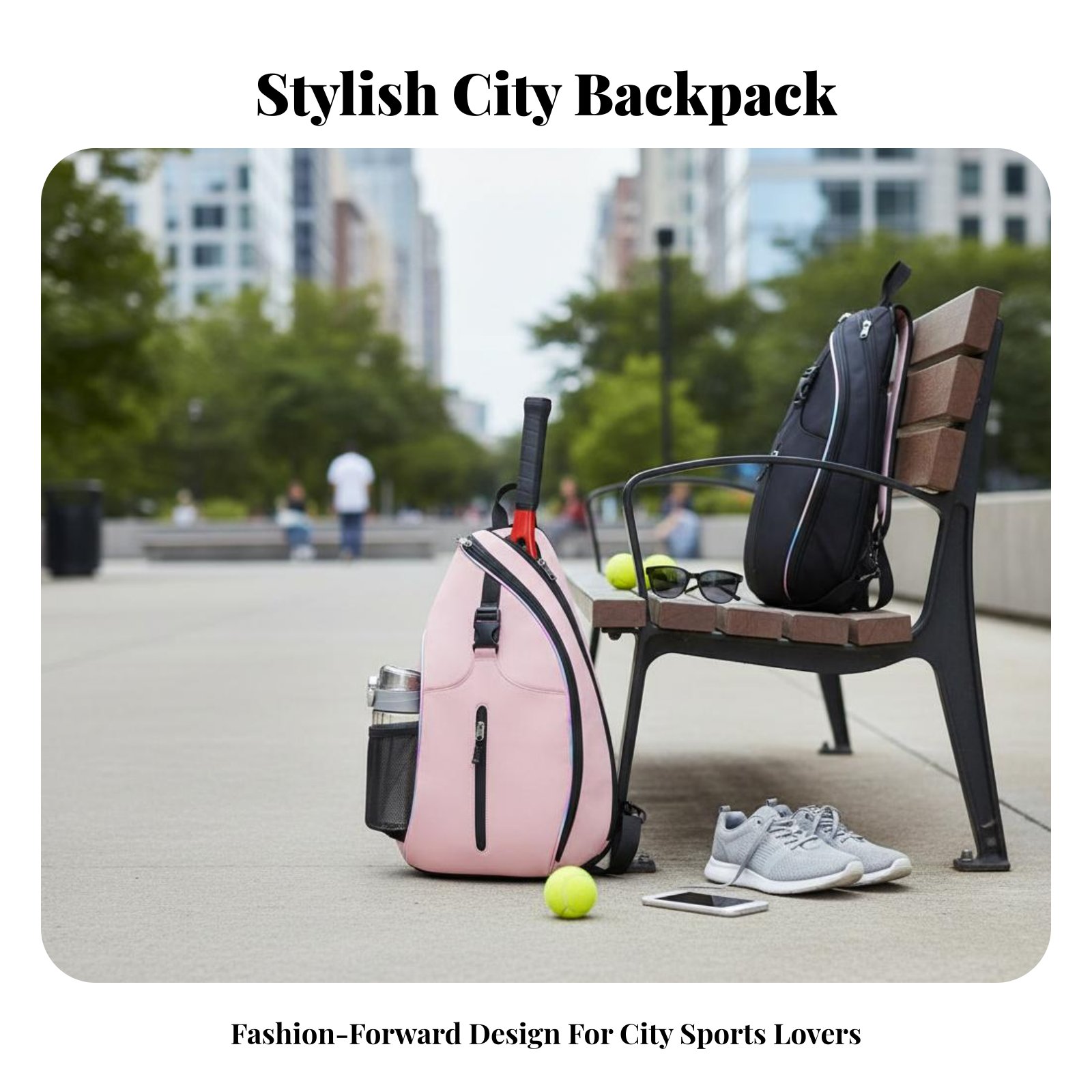 Women'S Crossbody Bags - Pickleball Backpack Sturdy Badminton Gear Bag