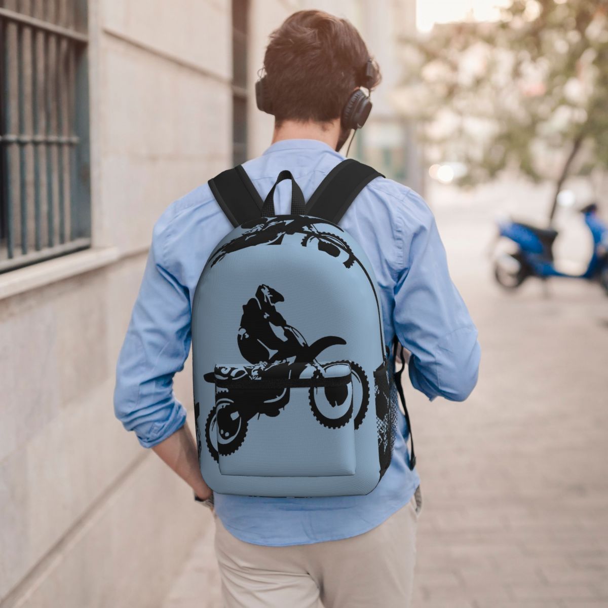 Women Bags Vector - Moto X Dirt Bike Monotone Vector
