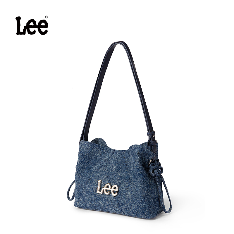 Women Bags In Trend - LEE Chinese Knot Denim Blue Women's
