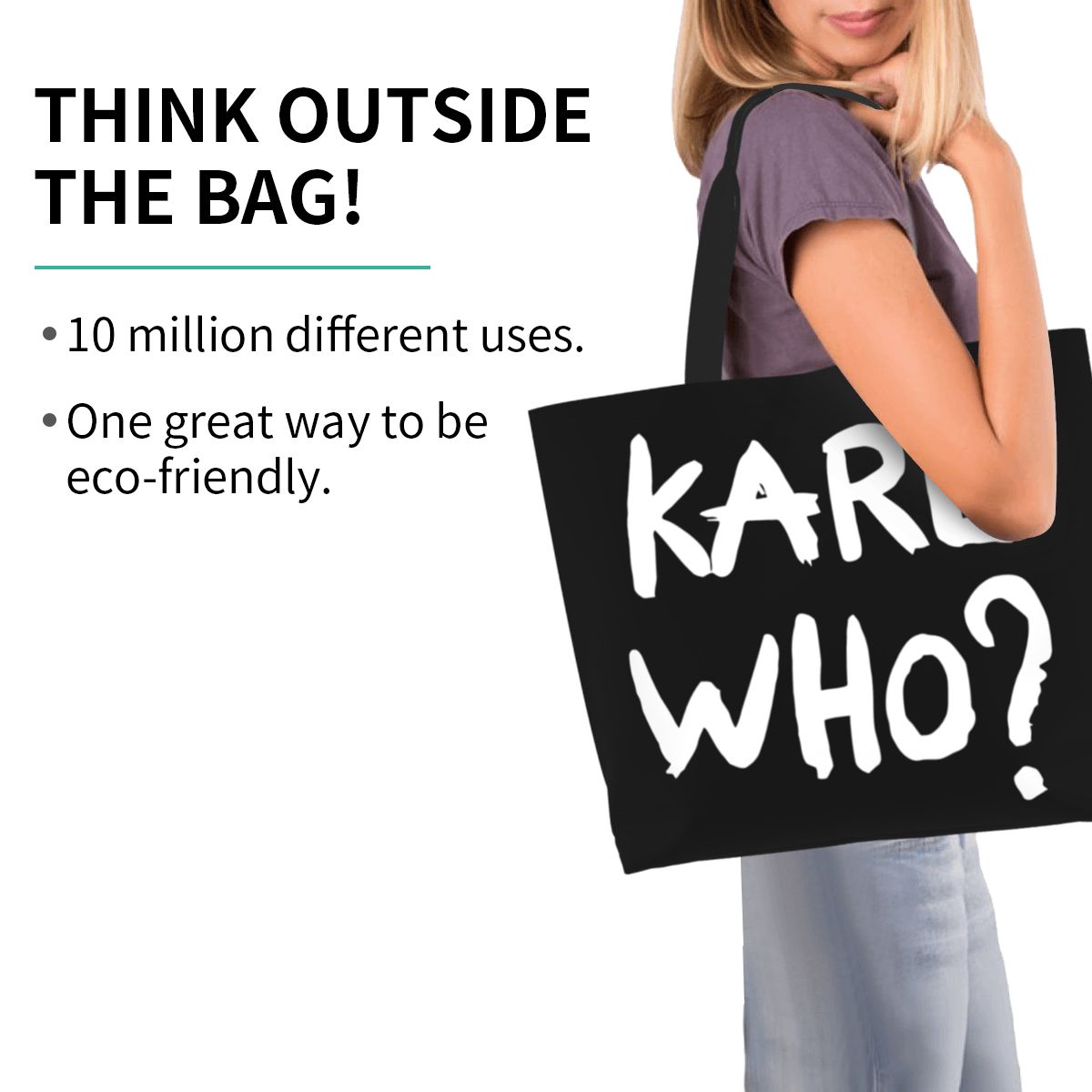 Custom Kawaii Karl Who Slogan  - Women'S Karl Bags のレビューと価格