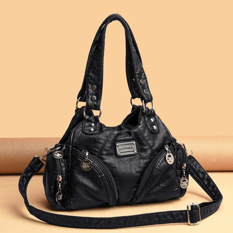 Cross-border Retro Soft Leathe - Women Bags Amazon のレビューと価格