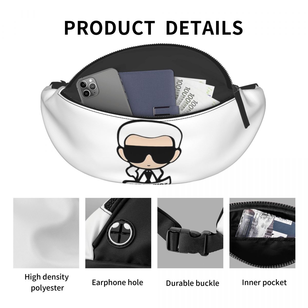 Karl Who Fanny Pack Men Women  - Women'S Karl Bags のレビューと価格