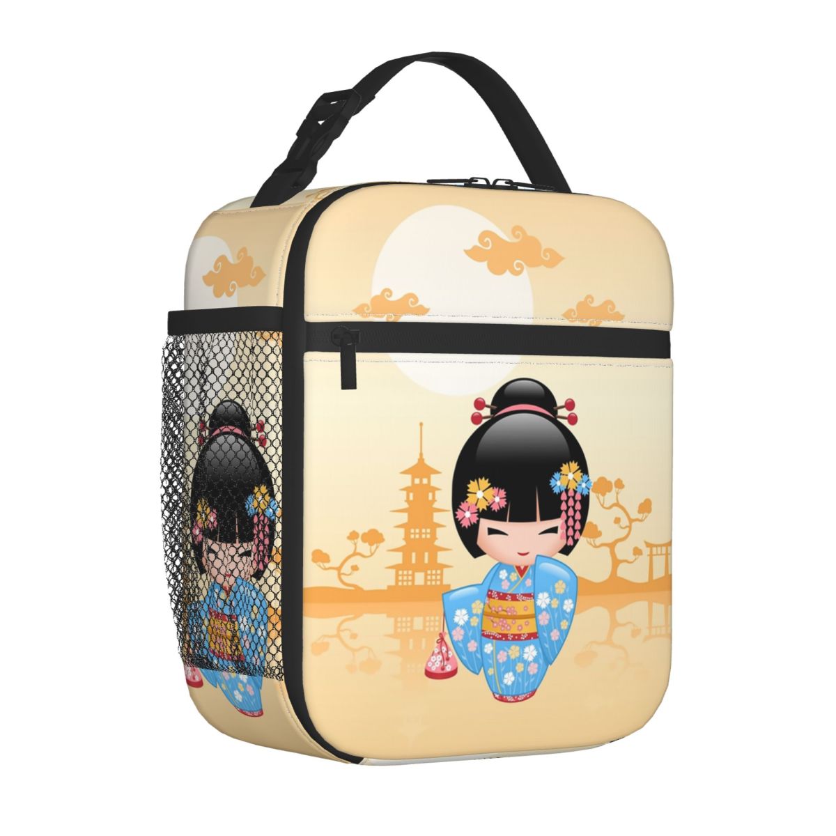 Japanese Maiko Kokeshi Doll In - Women Bags Vector のレビューと価格