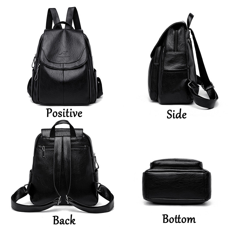 9 Color Women Soft Leather Bac - Women Bags White のレビューと価格