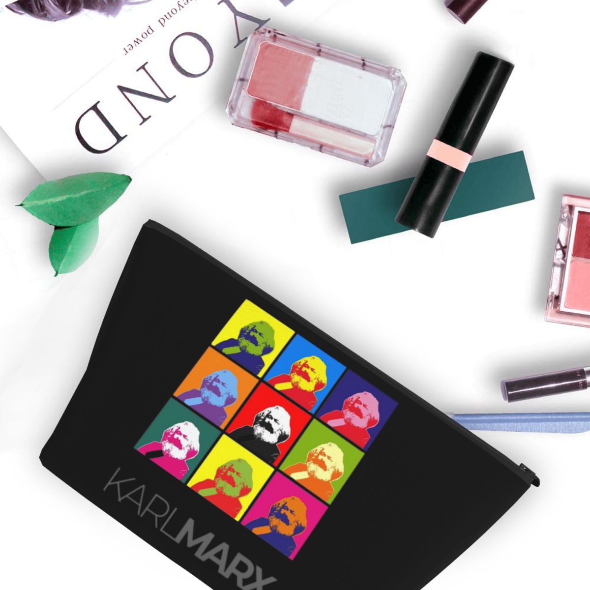 Karl Marx Makeup Bag for Women - Women'S Karl Bags のレビューと価格