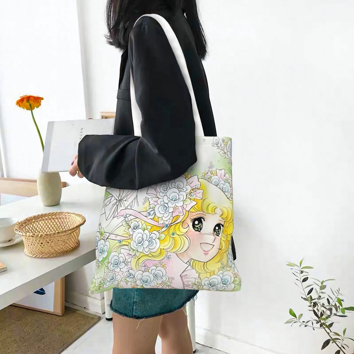 Candy Candy Anime Canvas Tote  - Women Bags In Trend のレビューと価格