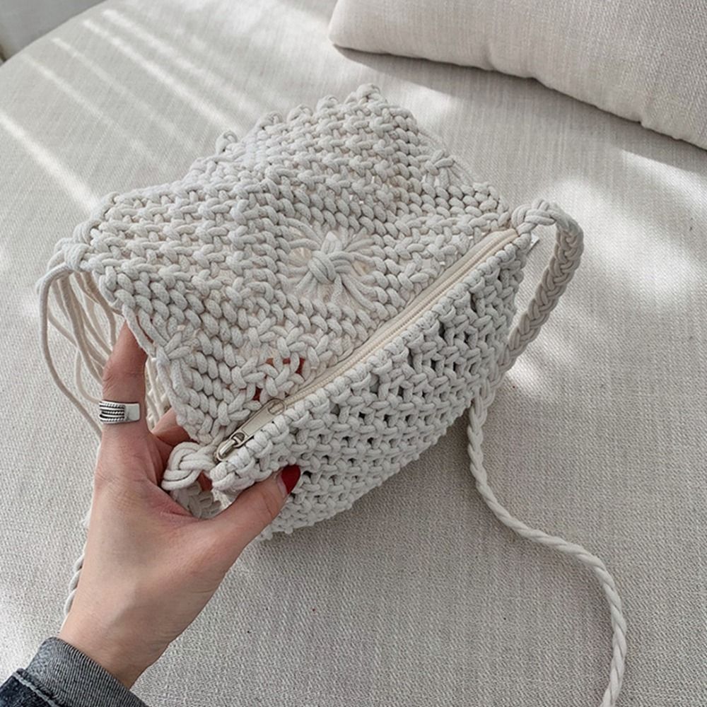 Retro Ethnic Style Woven Straw - Women'S Crossbody Bags のレビューと価格
