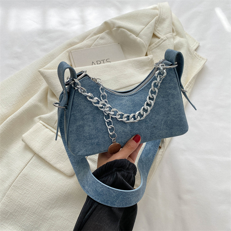 Denim Handheld Small Bag for W - Women Bags Zadig のレビューと価格