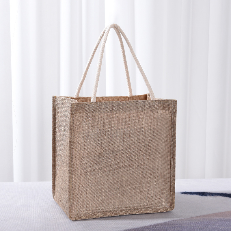 Cotton tote bag, large capacit - Women Bags Jute のレビューと価格