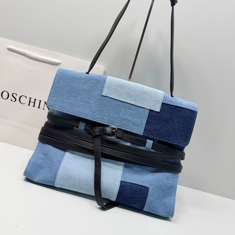 Color Block Denim Handbag Cros - Women'S Crossbody Bags のレビューと価格