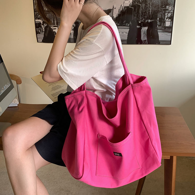 Canvas Bag High Quality Reusab - Women Bags White のレビューと価格
