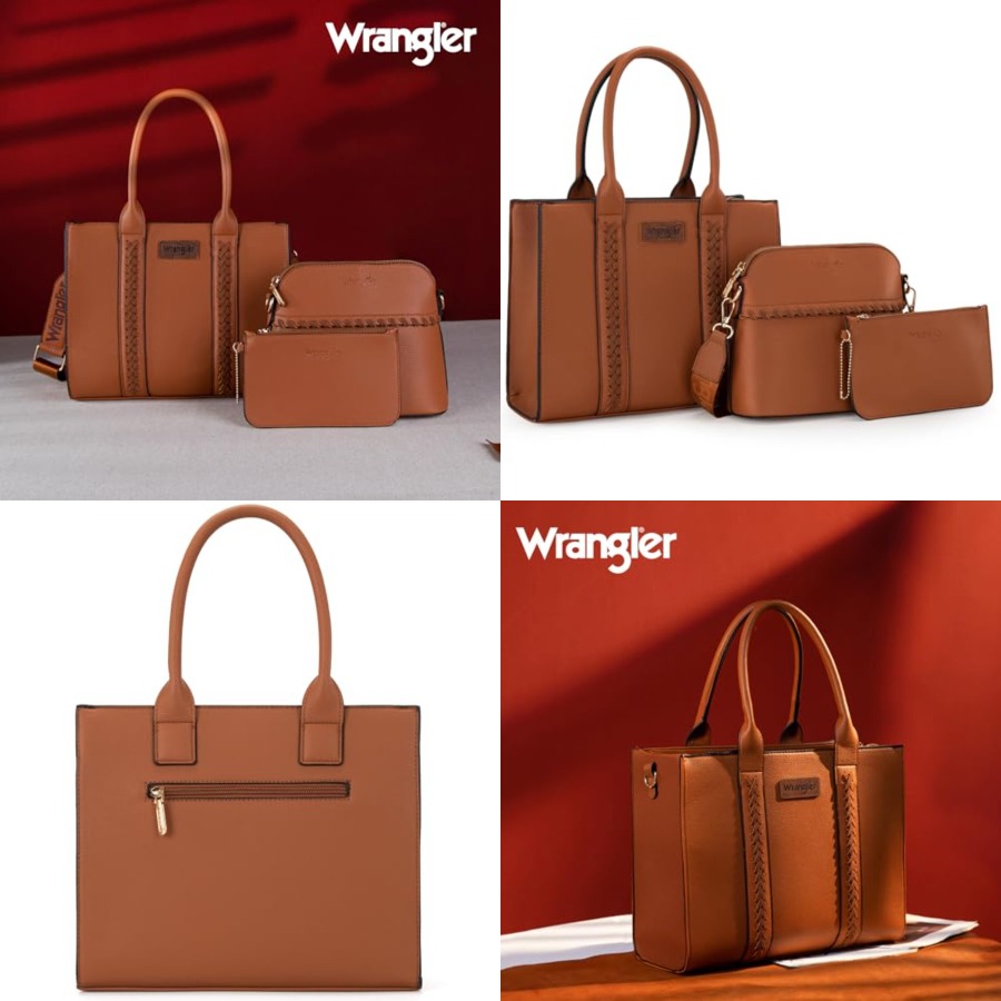 Wrangler 3Pcs Purses for Women - Women'S Crossbody Bags のレビューと価格