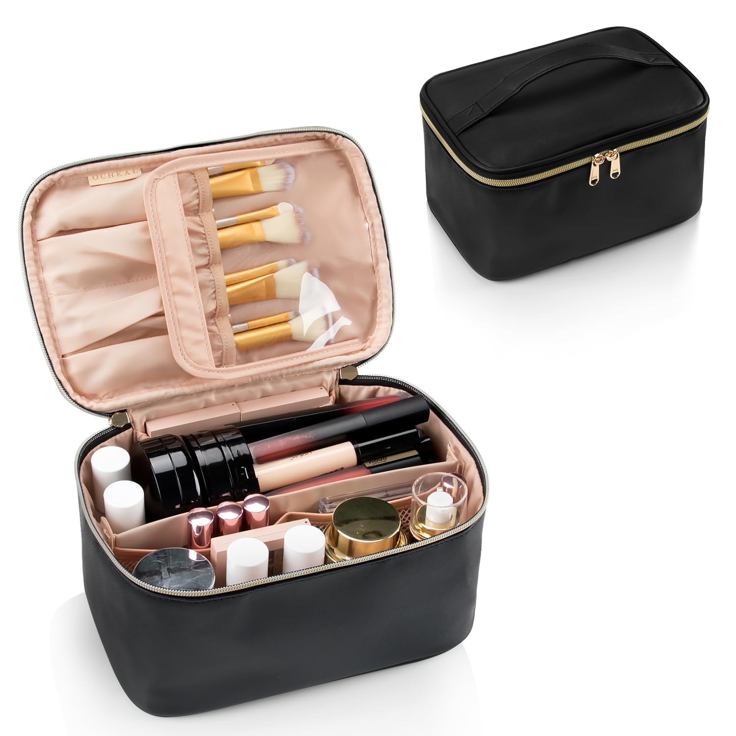 Large Capacity Travel Makeup B - Women Bags Jute のレビューと価格