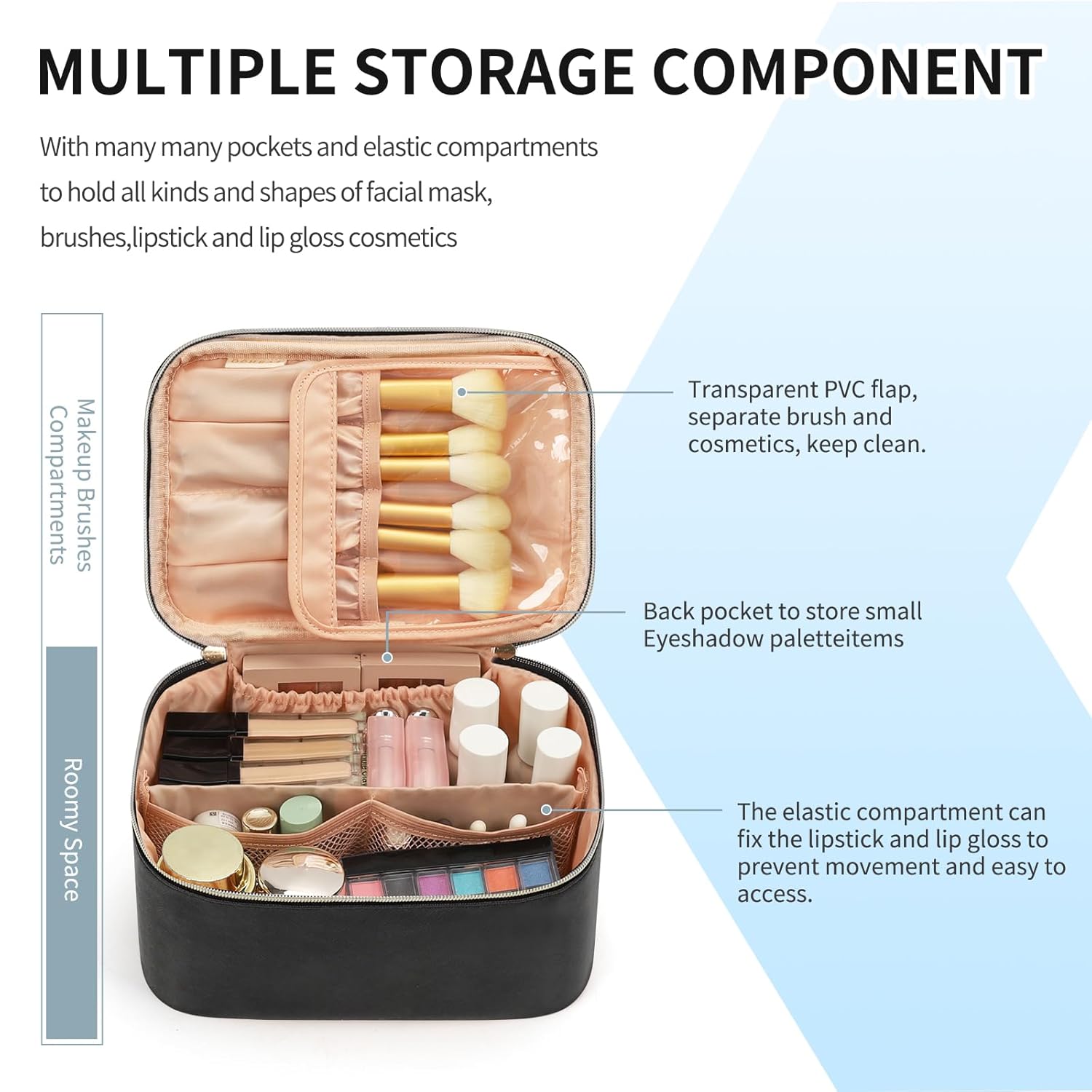 Large Capacity Travel Makeup B - Women Bags Jute のレビューと価格