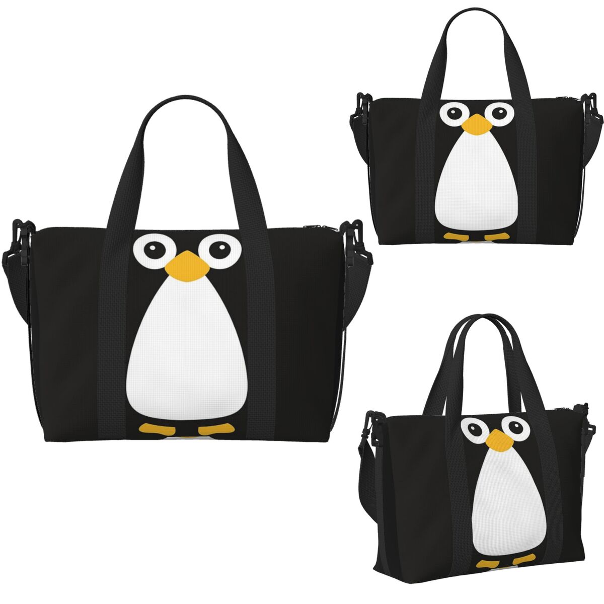 Cute Vector Penguin Beach Trav - Women Bags Vector のレビューと価格