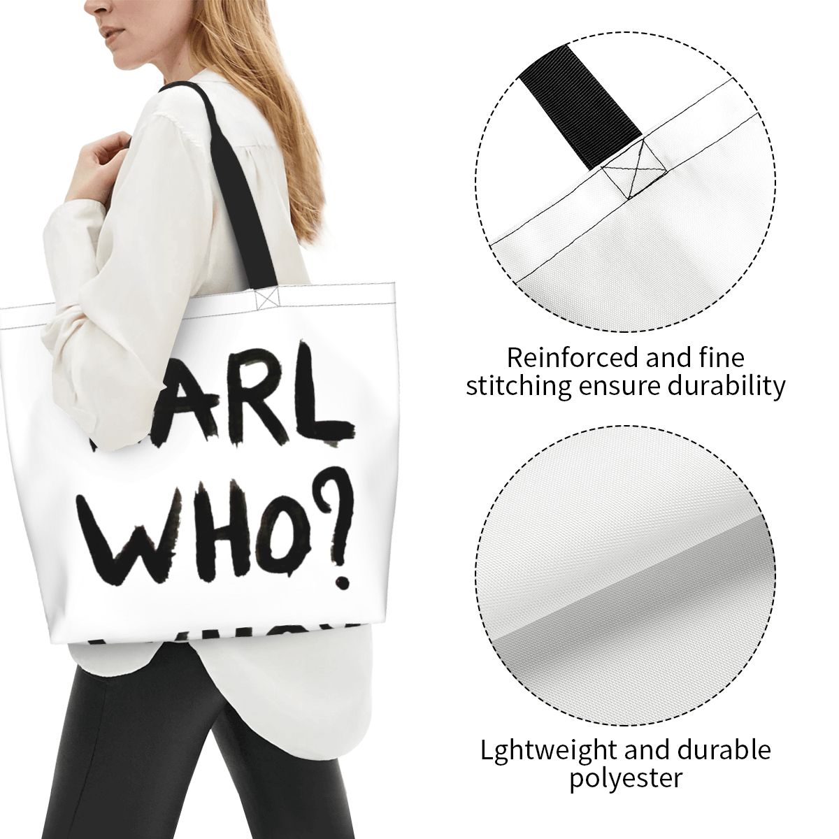 Custom Karl Who Grocery Shoppi - Women'S Karl Bags のレビューと価格
