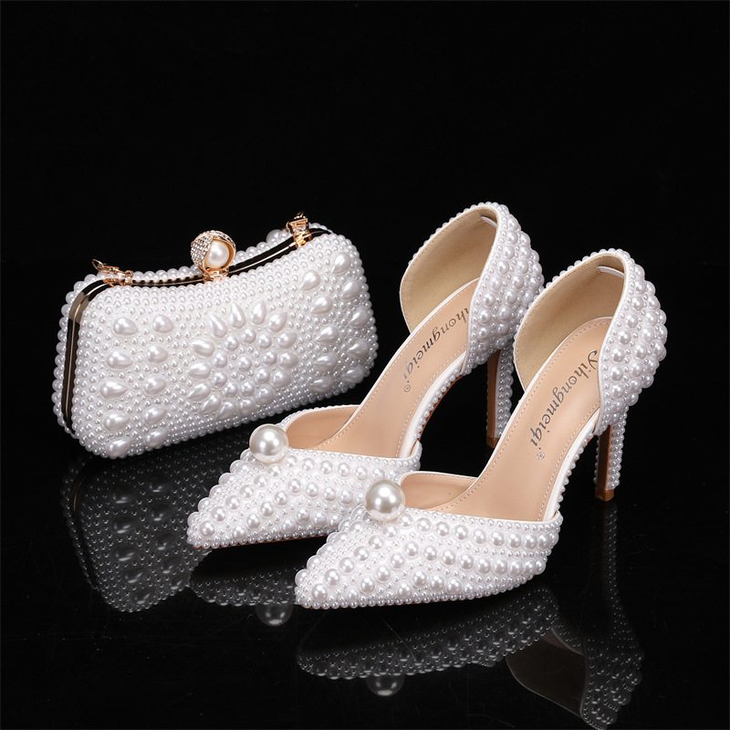 Bag and Shoe Set for Women Pea - Women Bags White のレビューと価格