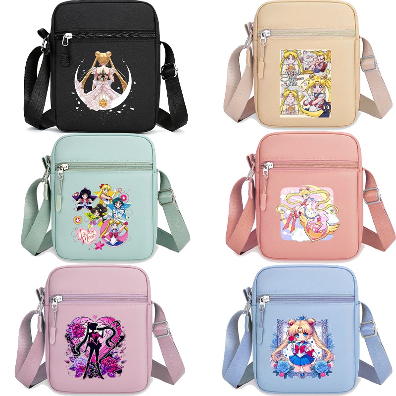 Sailor Moon Shoulder Bag Unise - Women'S Crossbody Bags のレビューと価格