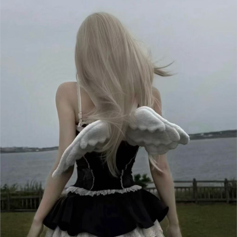 JIAERDI Sweet White Angel Wing - Women Bags White のレビューと価格