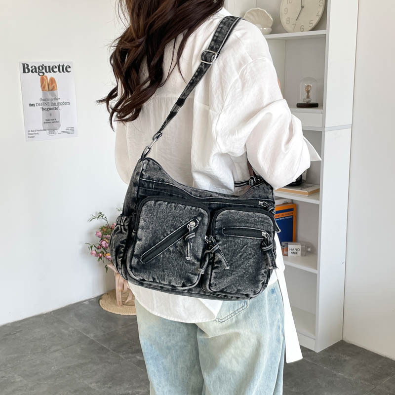 Fashion Denim Shoulder Bag New - Women Bags Zadig のレビューと価格