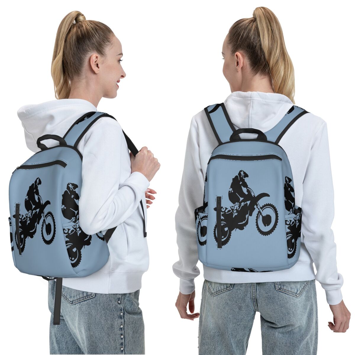 Moto X Dirt Bike Monotone Vect - Women Bags Vector のレビューと価格