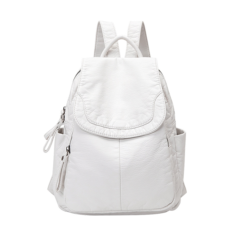 Women's Backpack White Washed  - Women Bags White のレビューと価格