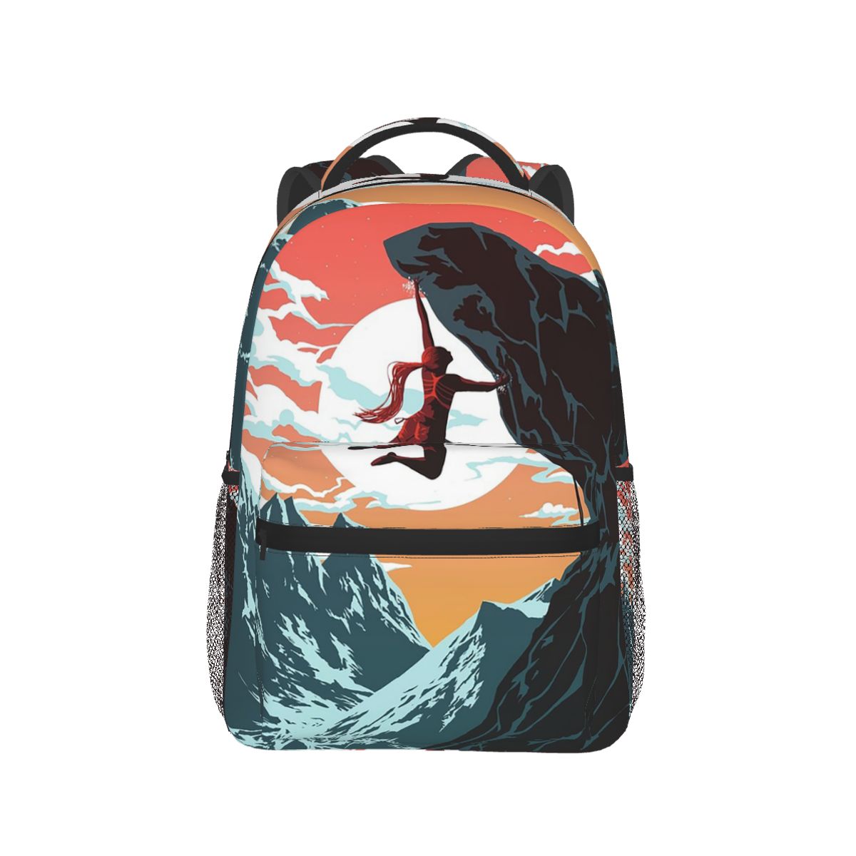Climbing Girl Vector Art Backp - Women Bags Vector のレビューと価格