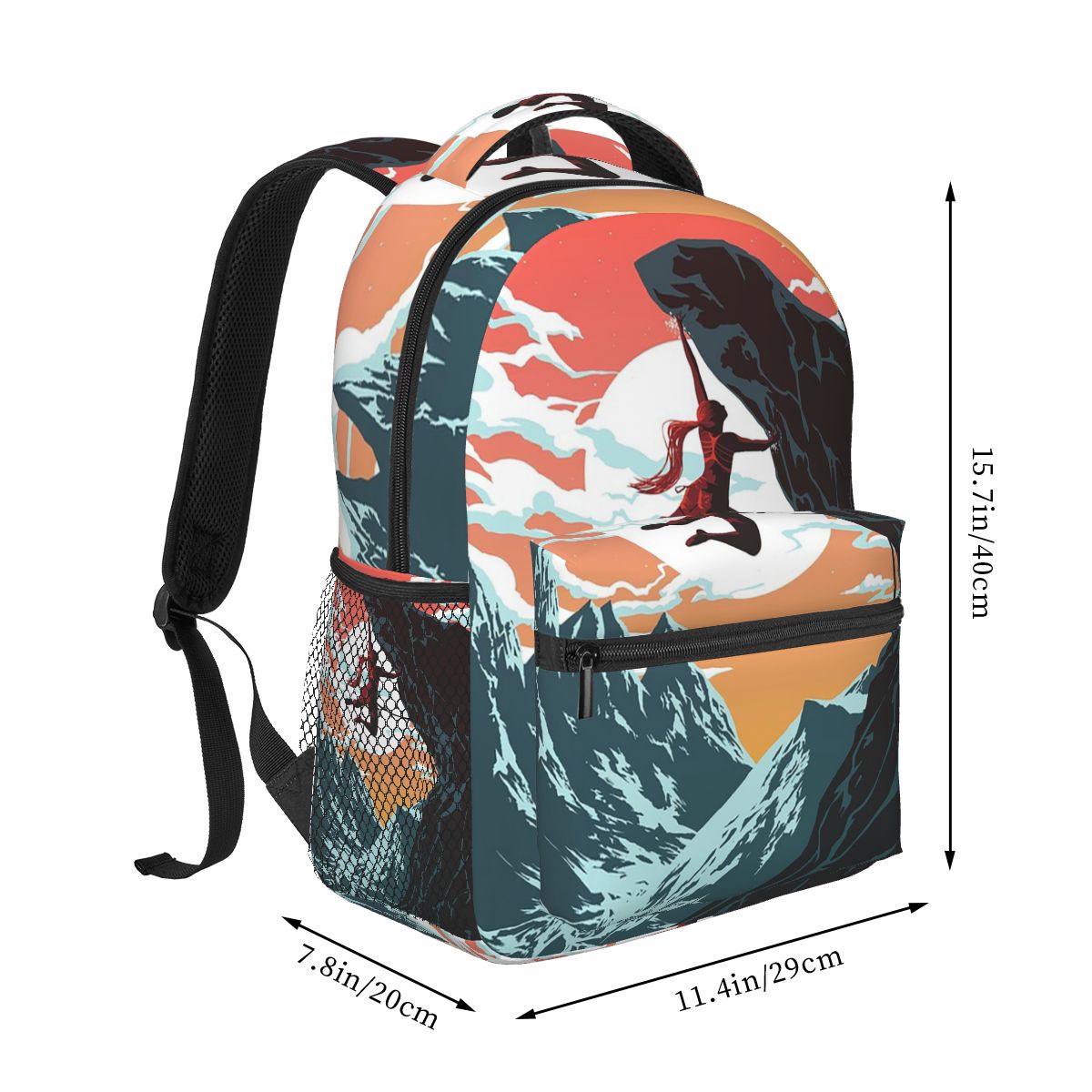 Climbing Girl Vector Art Backp - Women Bags Vector のレビューと価格