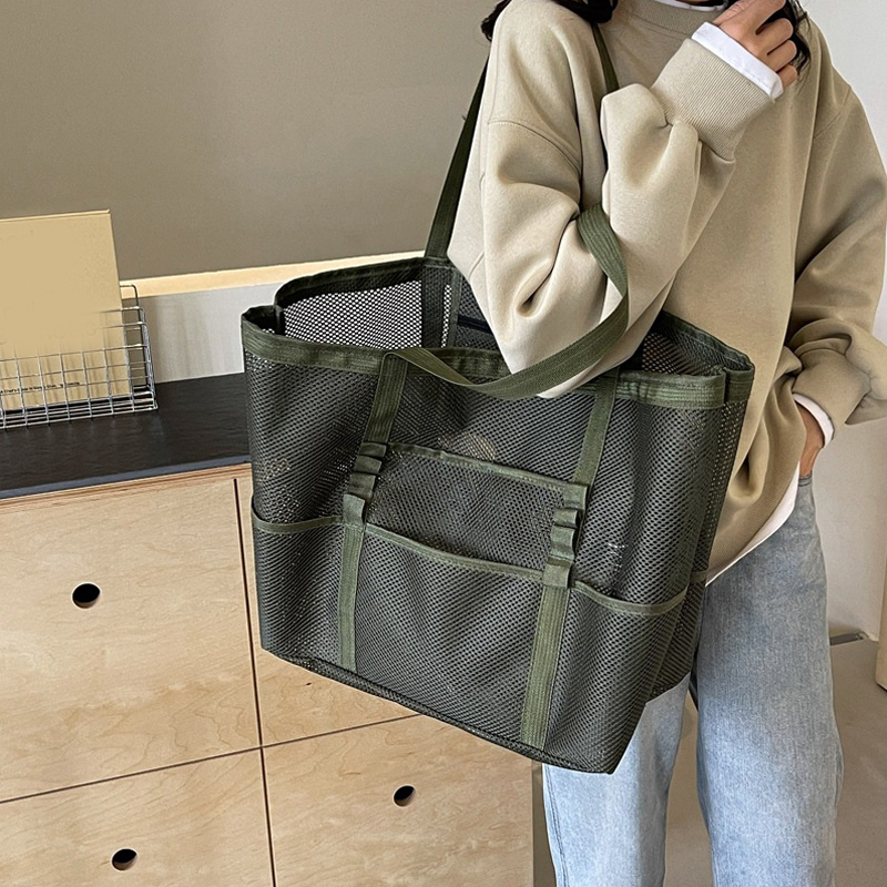 Hollow Large Capacity Makeup S - Women Bags White のレビューと価格