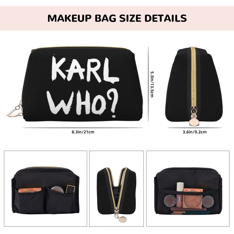 Karl Who Print Leather Makeup  - Women'S Karl Bags のレビューと価格