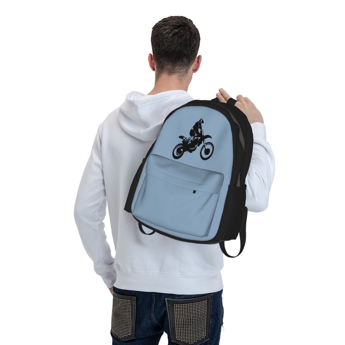 Moto X Dirt Bike Monotone Vect - Women Bags Vector のレビューと価格