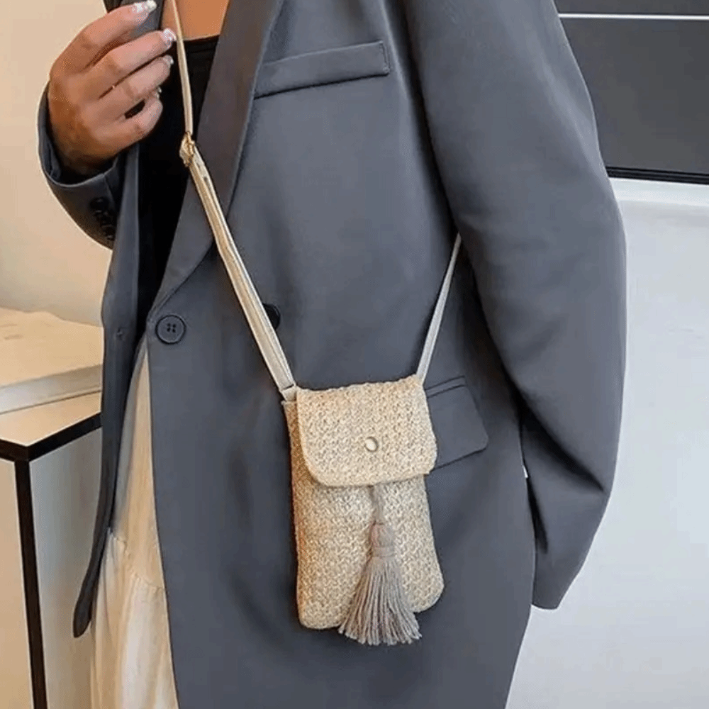 Portable Weaving Straw Woven H - Women'S Crossbody Bags のレビューと価格