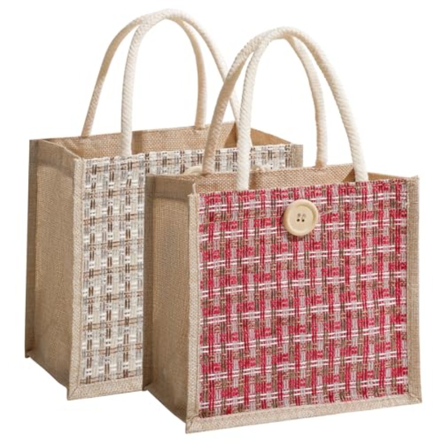 Women Tote Bag, 2Pcs Jute Casu - Women Bags Jute のレビューと価格