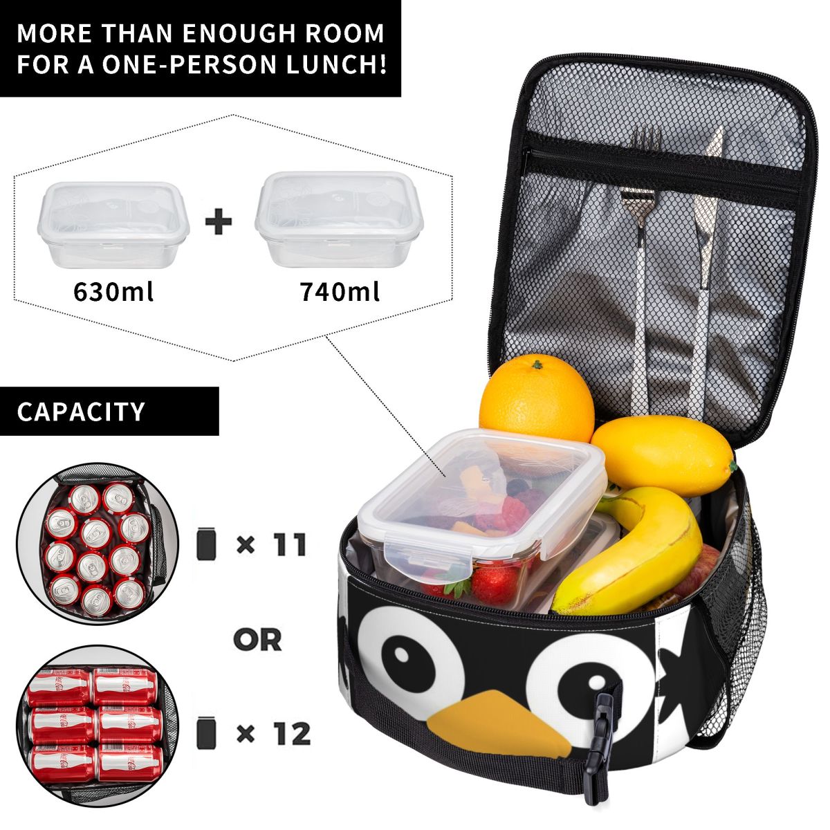 Cute Vector Penguin Insulated  - Women Bags Vector のレビューと価格