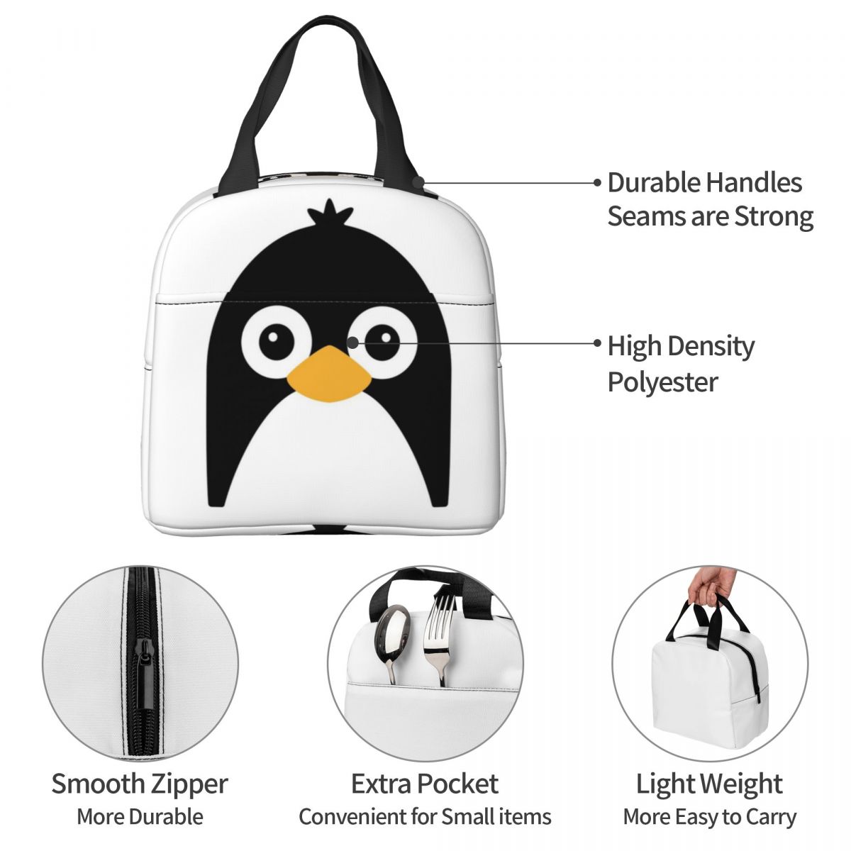 Cute Vector Penguin Insulated  - Women Bags Vector のレビューと価格