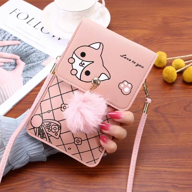 Cute Cartoon Pattern Touch-Scr - Women'S Crossbody Bags のレビューと価格
