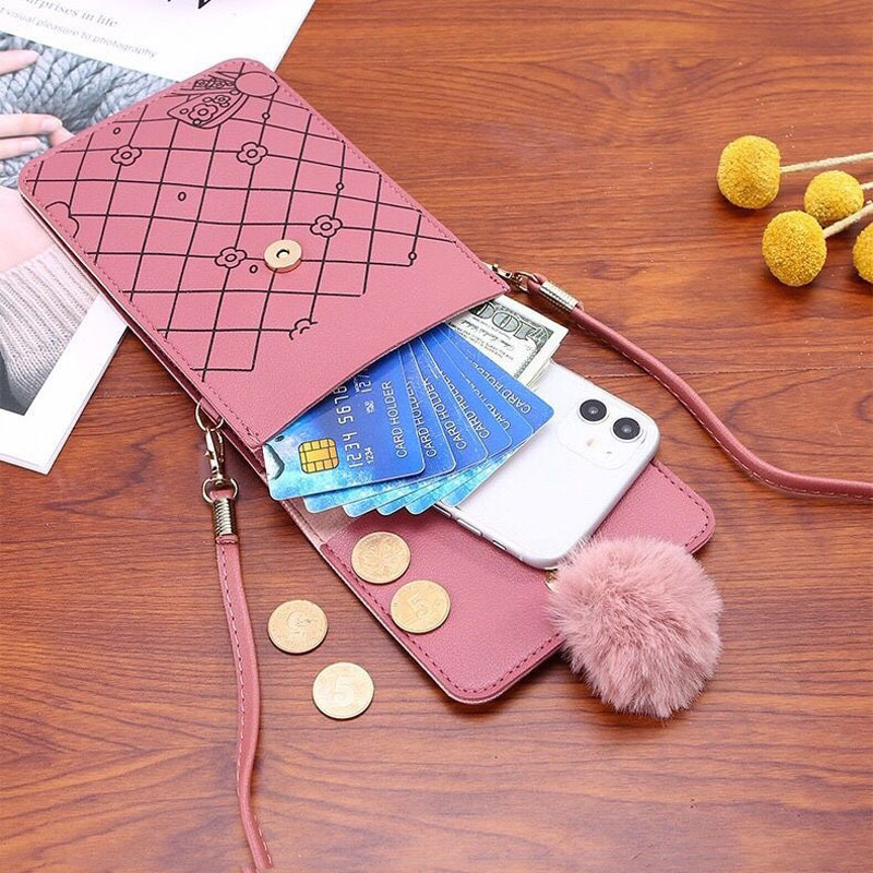 Cute Cartoon Pattern Touch-Scr - Women'S Crossbody Bags のレビューと価格