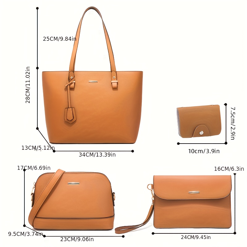 4pcs Fashion Women's Bag Sets  - Women'S Crossbody Bags のレビューと価格