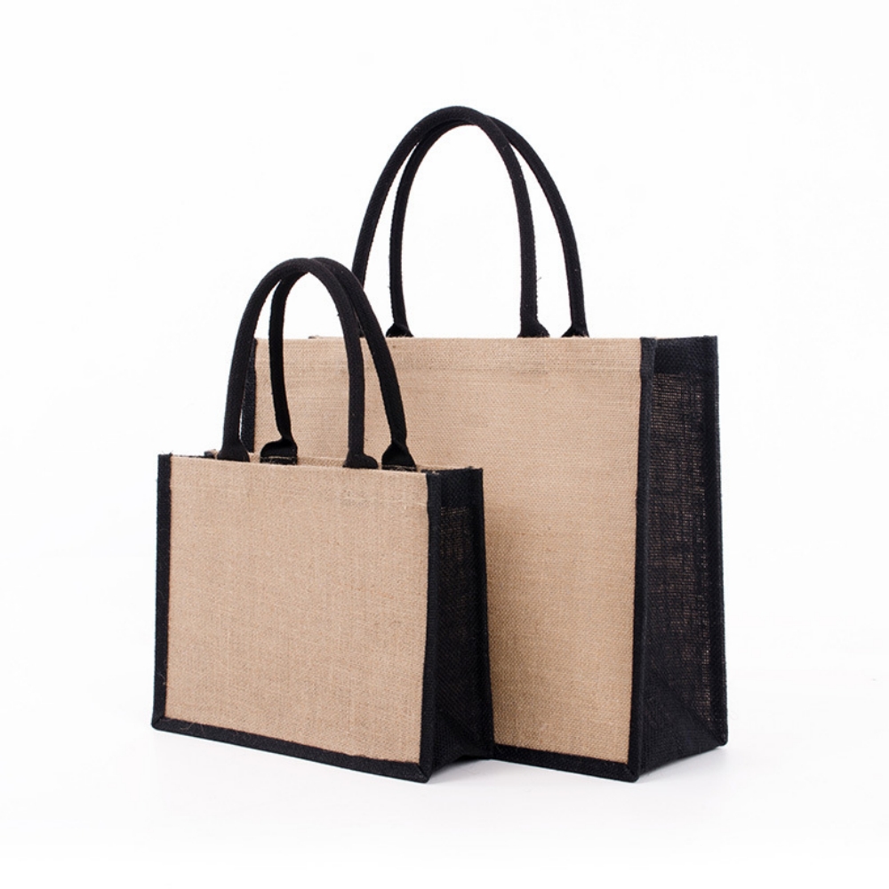 Burlap Jute Eco-friendly Shopp - Women Bags Jute のレビューと価格
