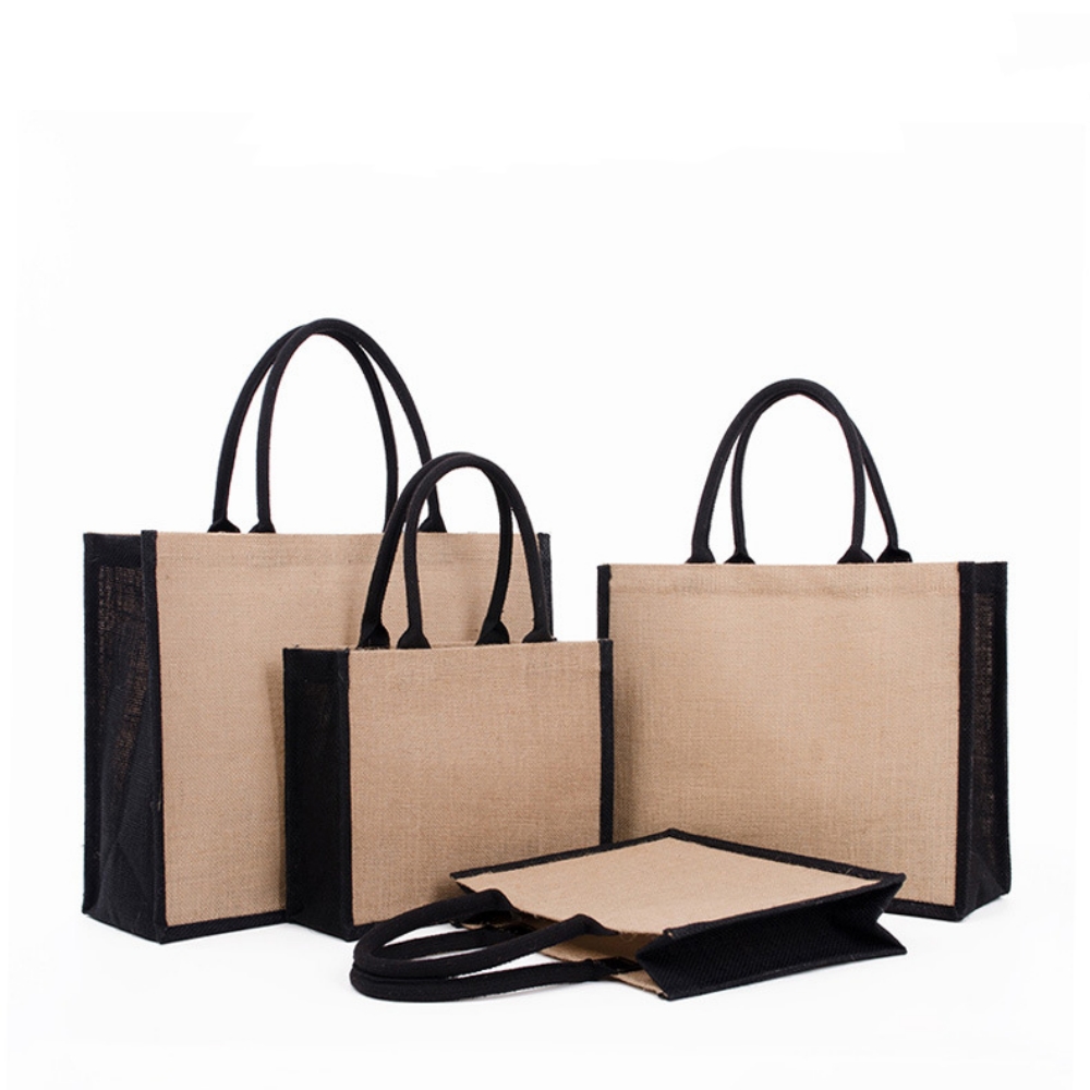 Burlap Jute Eco-friendly Shopp - Women Bags Jute のレビューと価格