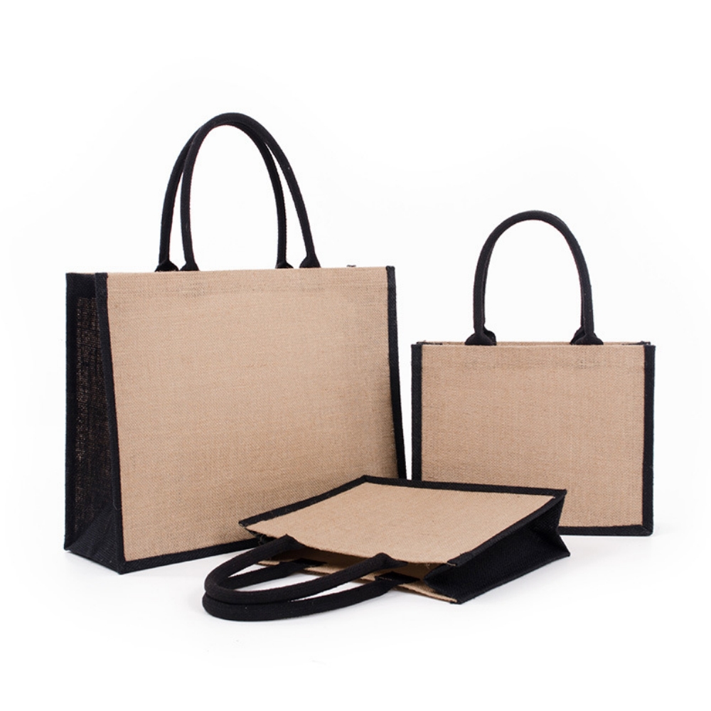 Burlap Jute Eco-friendly Shopp - Women Bags Jute のレビューと価格