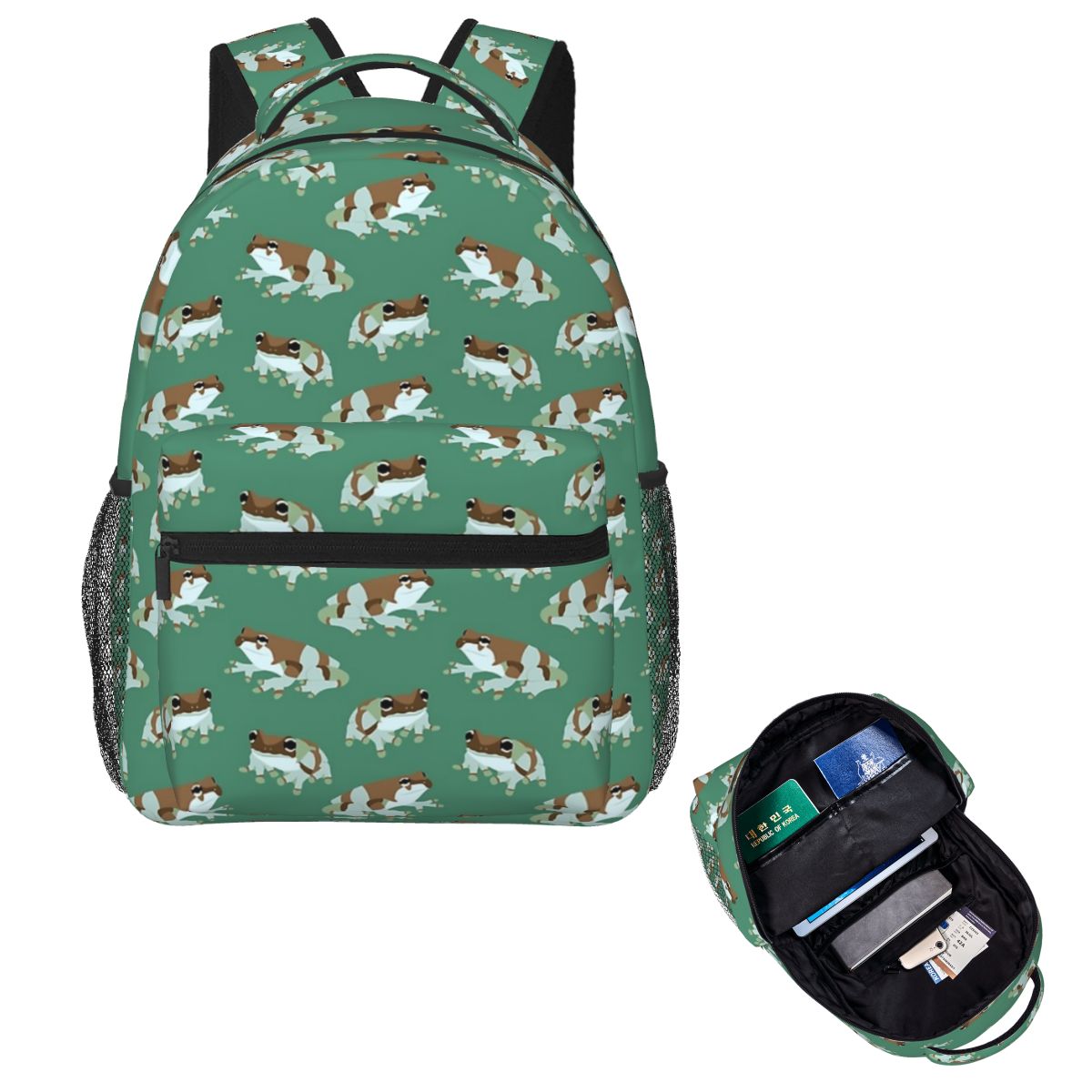 Amazon Milk Frog Pattern Backp - Women Bags Amazon のレビューと価格
